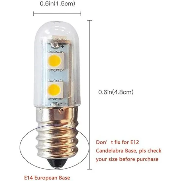 Lxcom Lighting E14 Bombilla LED para microondas_2
