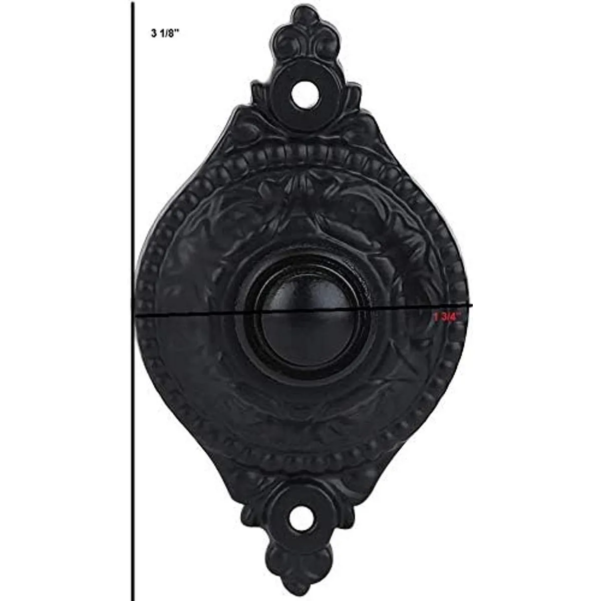 Timbre de timbre de hierro con cable botón vintage en_6