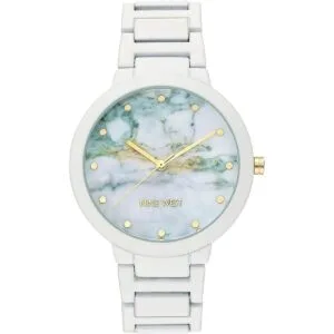 Nine West Womens Rubberized Bracelet Watch_1