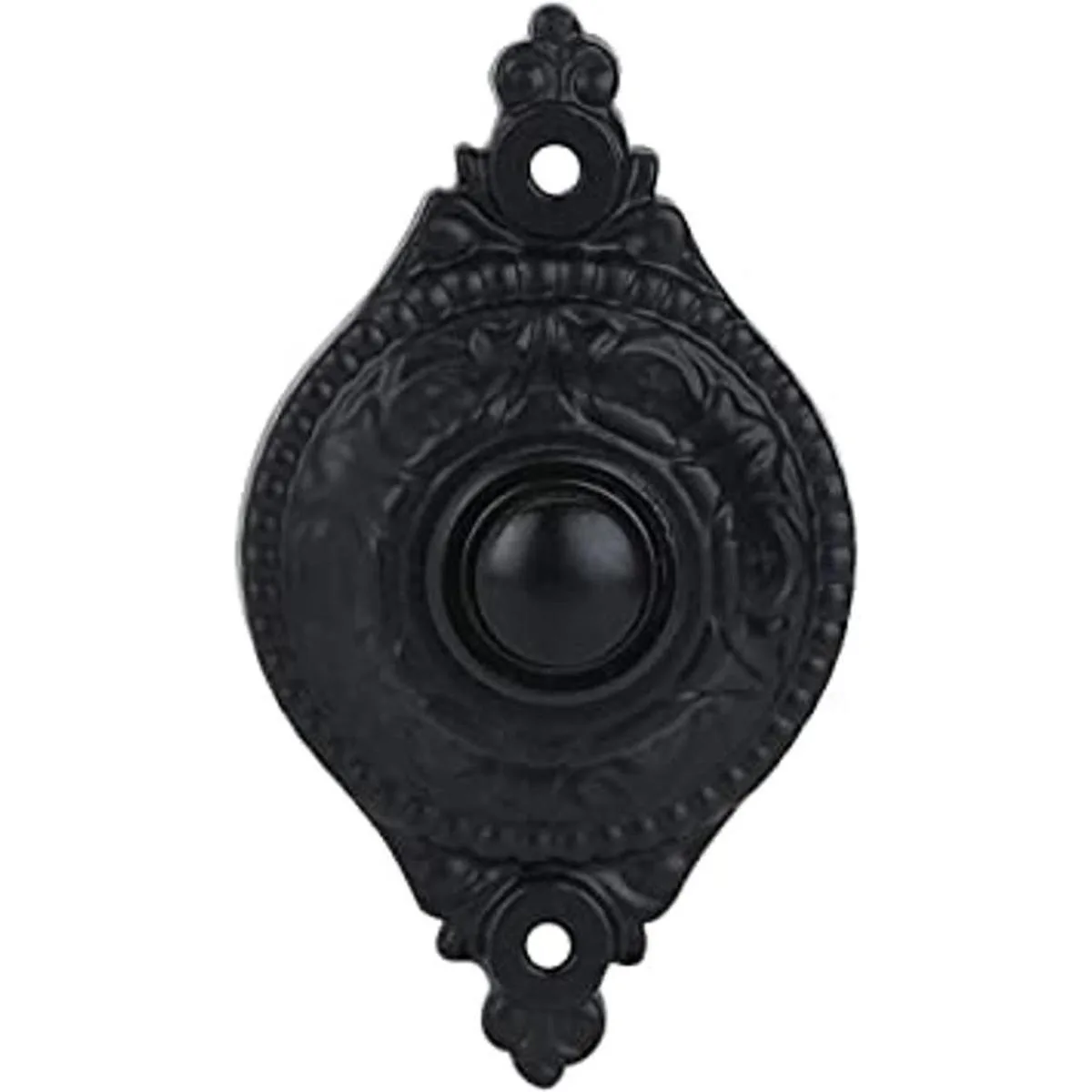 Timbre de timbre de hierro con cable botón vintage en_1