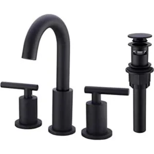 TRUSTMI grifo para lavamanos de baño. Negro