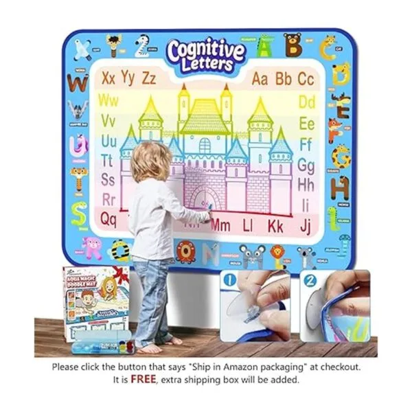 Jasonwell Aqua Magic Doodle Mat 40 x 32 pulgadas tapete_2
