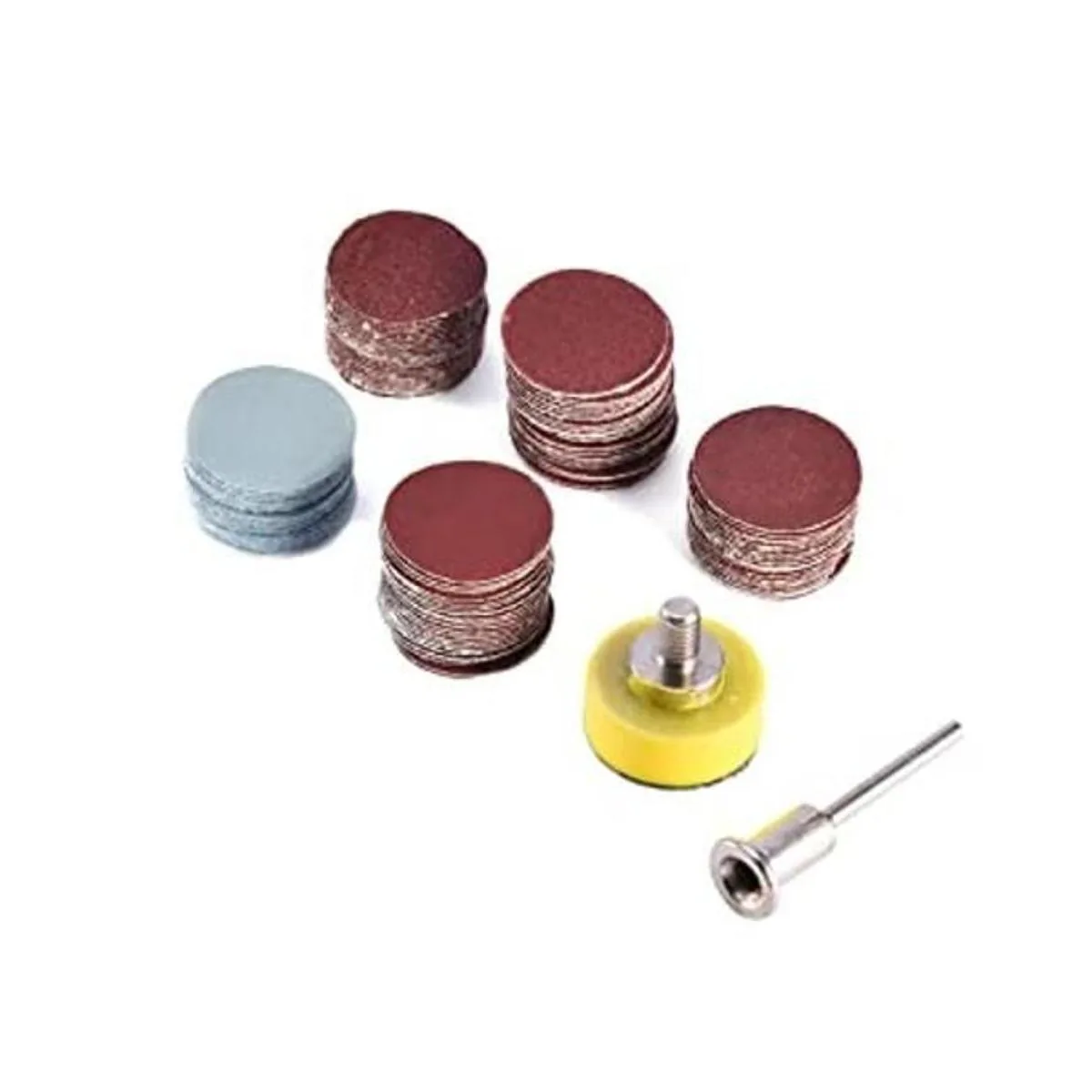 Saiper 100 discos de lija de 0.984 in con vástago de 18