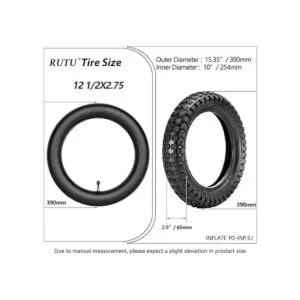 RUTU Juego de tubos interiores de 12.5 x 2.75 pulgadas_2