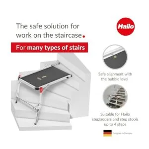 Hailo TP1 Plataforma de escalera Rieles y pies_2
