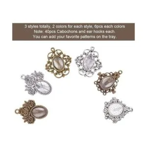 PH PandaHall 36 piezas de 3 estilos de pendientes con_6