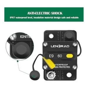 LENKRAD Disyuntor marino de 60 amperios con botón de_3