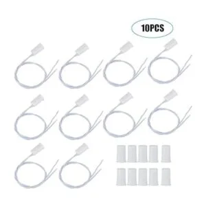 10pcs NC empotrable con cable puerta sensor ventana