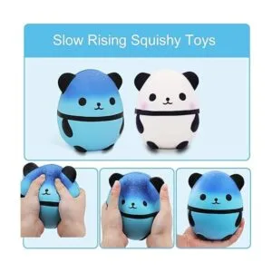 Juguetes blandos de panda jumbo Squishies Paquete de 2_4