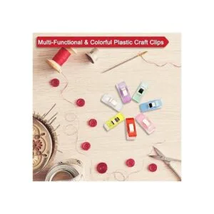 BamLue Juego de 100 clips de costura para manualidades de