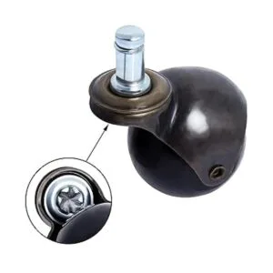 Podoy Ruedas giratorias antiguas para muebles bola de_2