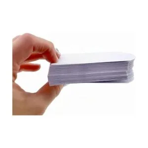 50 mini bolsas de papel blancas 3.9 x 2.6 in DIY_4