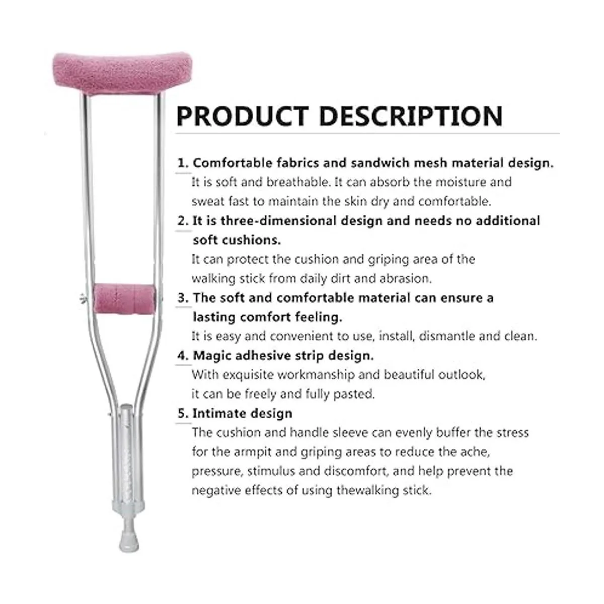 TOMMHANES AMISGUOER Muletas para las axilas 2 axilas 2_5