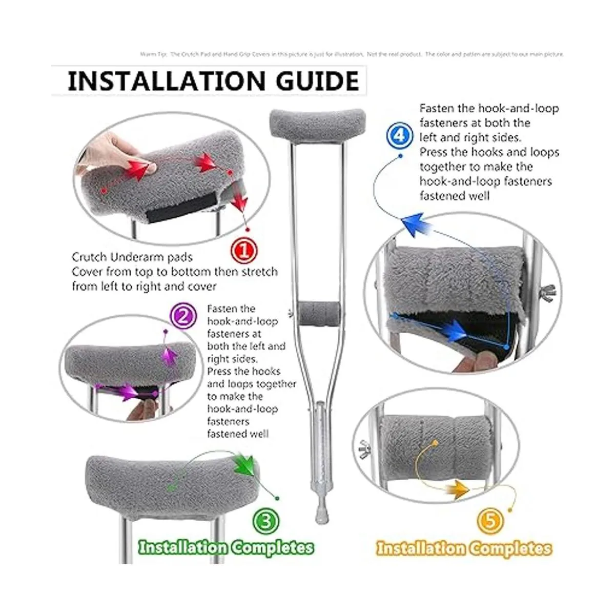 TOMMHANES AMISGUOER Muletas para las axilas 2 axilas 2_6