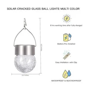 SUNWIND Luces solares colgantes para exteriores paquete