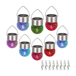 SUNWIND Luces solares colgantes para exteriores paquete