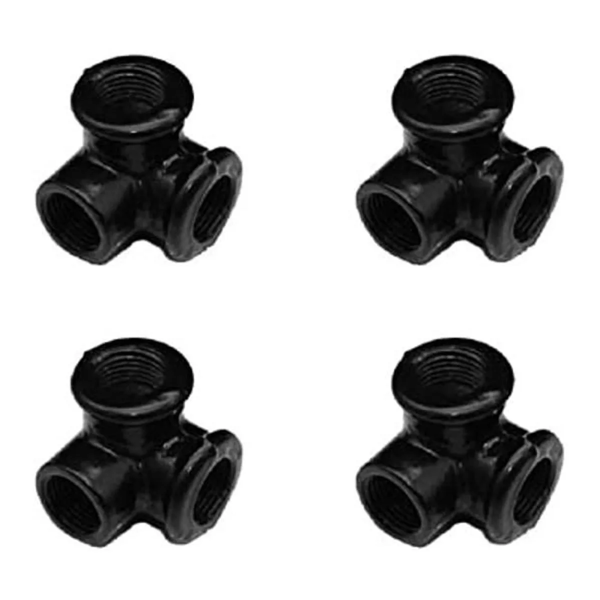 GeilSpace Accesorios de tubería de hierro maleable 34