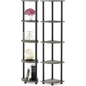 Furinno TurnNTube Estante de exhibición esquinero de 5_5