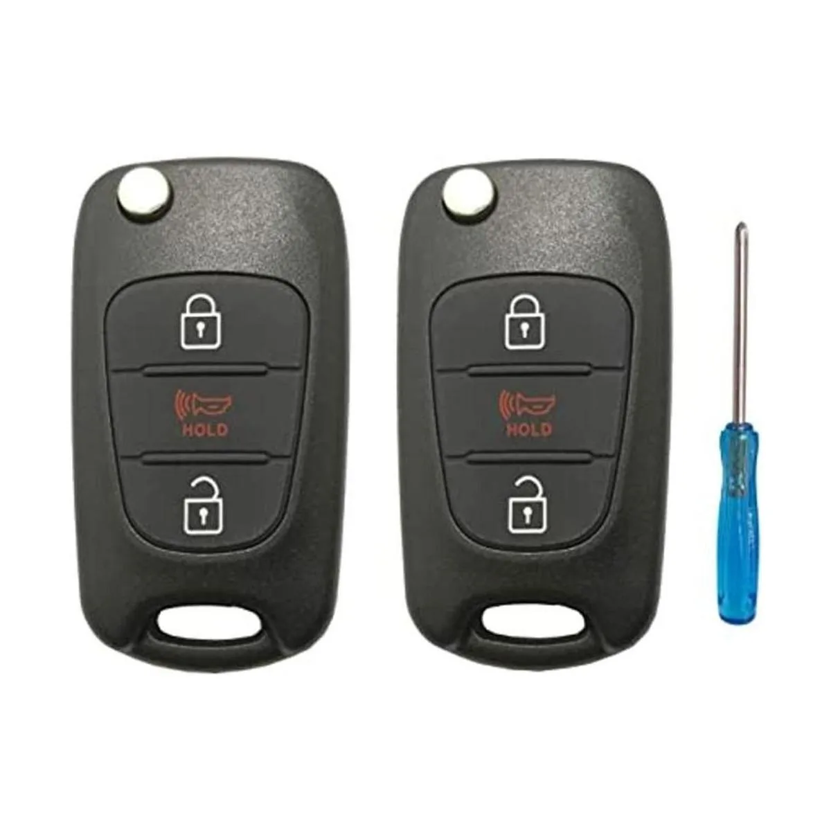 Horande Funda plegable de repuesto para llavero Kia Soul_1