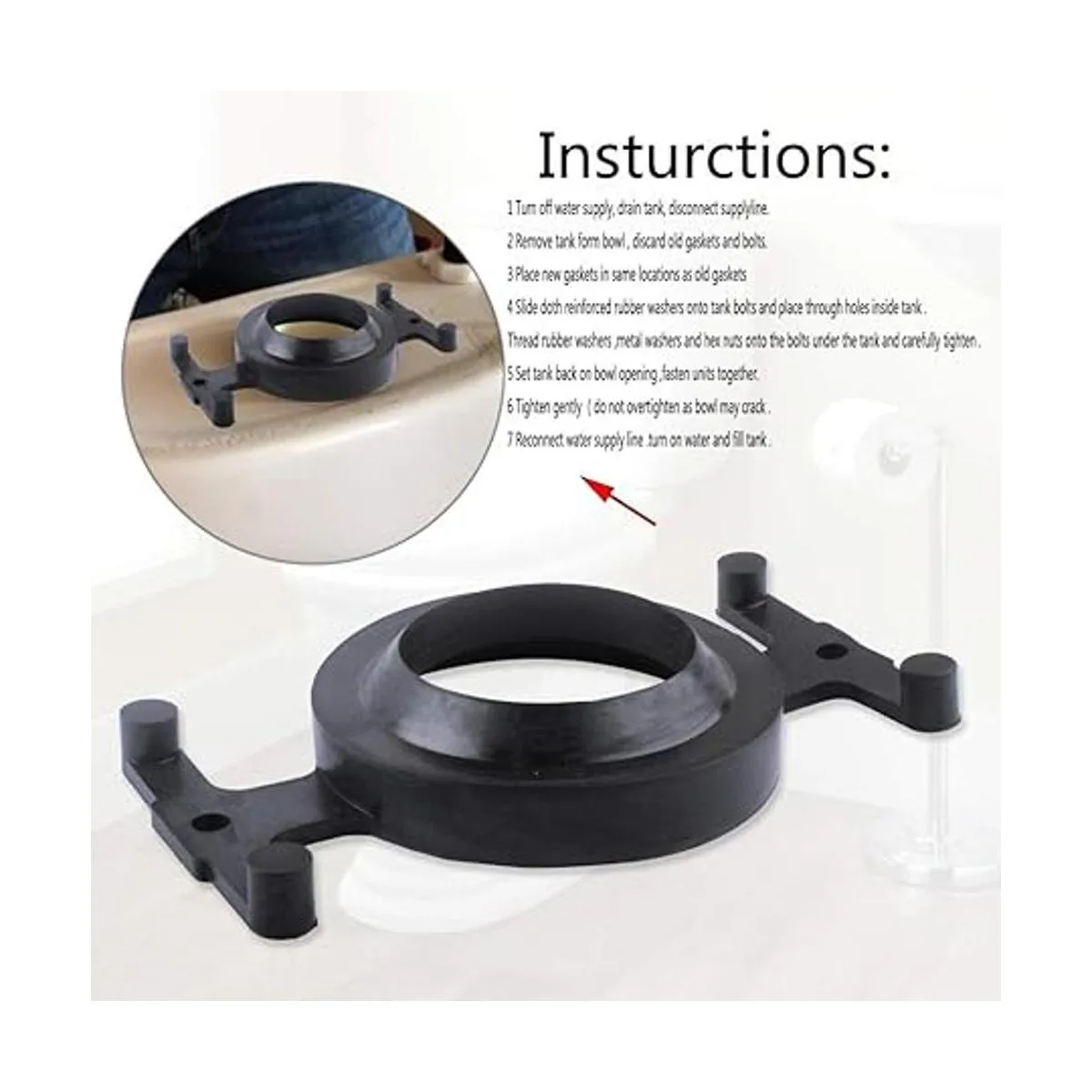 043817 Kit de tanque a tazón para compatible con Eljer WC