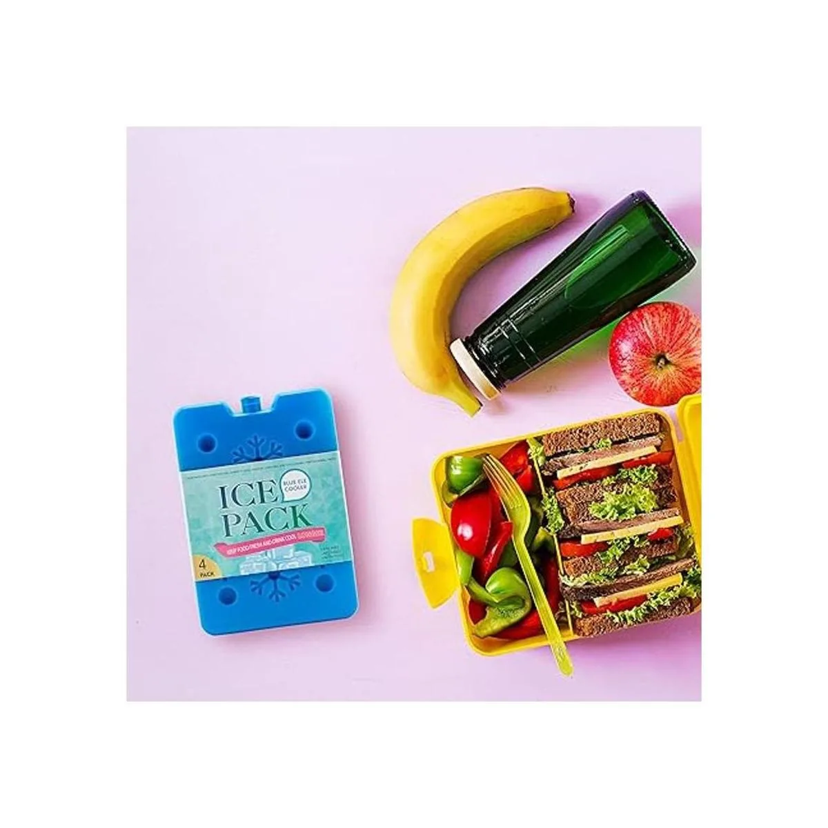 BLUE ELE BE01 Bolsa de hielo para lonchera y enfriador
