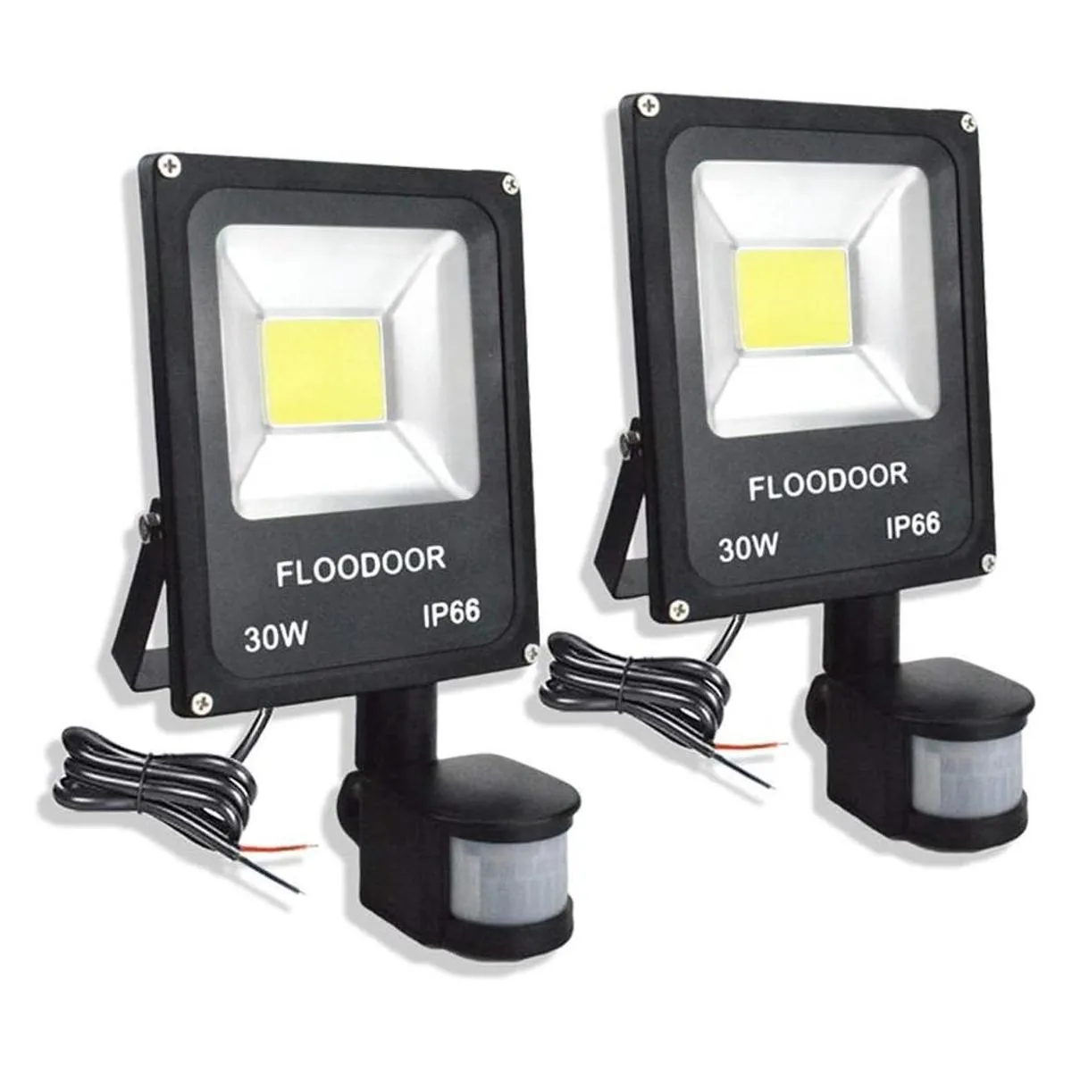 Floodoor Luz LED con sensor de movimiento de 30 W luz de