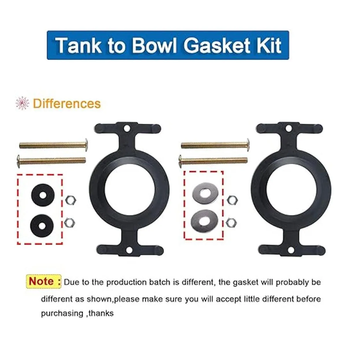 043817 Kit de tanque a tazón para compatible con Eljer WC