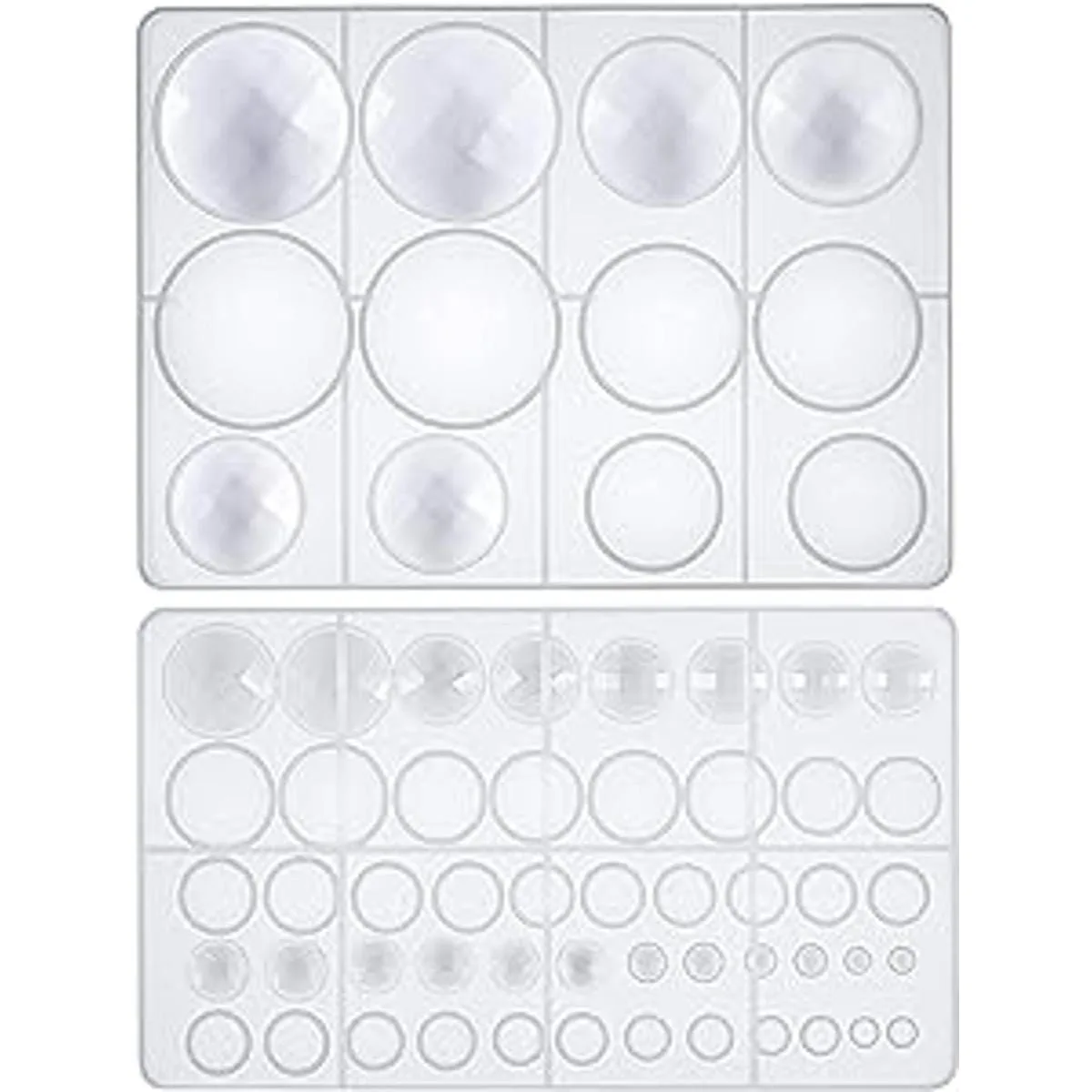 Funshowcase Cabujón Gem Moldes de silicona de resina para_1