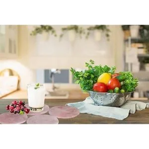 JIC Gem Juego de 4 posavasos de cristal de cuarzo rosa en