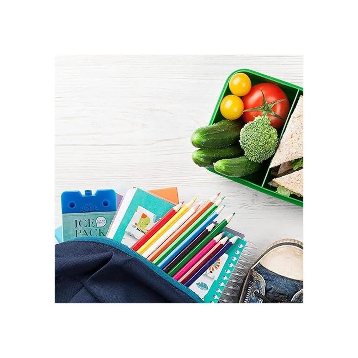 BLUE ELE BE01 Bolsa de hielo para lonchera y enfriador