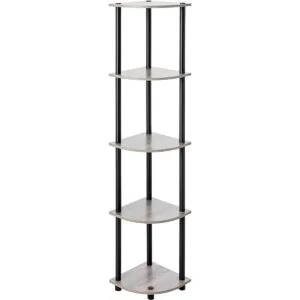 Furinno TurnNTube Estante de exhibición esquinero de 5_4