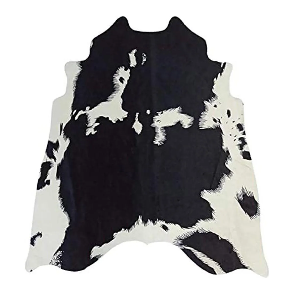 MustMat Western Decor Alfombra de piel de vaca sintética_1