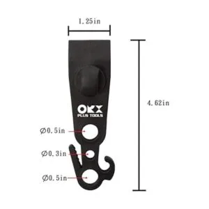 ORXPLUS TOOLS Juego de 4 clips de lona tornillos para_2