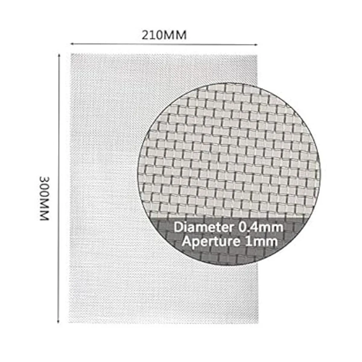 3 piezas de malla de alambre de acero inoxidable_2