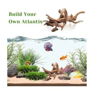 Tfwadmx Madera flotante natural para acuario ramas de