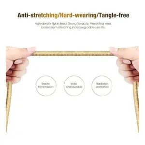 CBUS Cable de carga rápida trenzado resistente USBC a_2