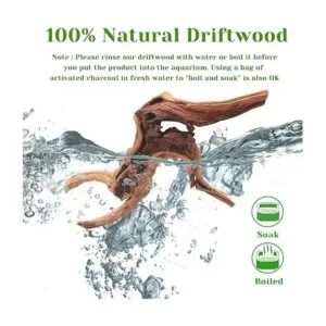 Tfwadmx Madera flotante natural para acuario ramas de