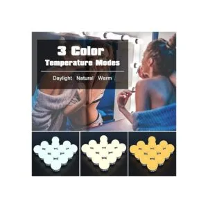 Pretmess Hollywood Juego de luces para espejo de tocador_2