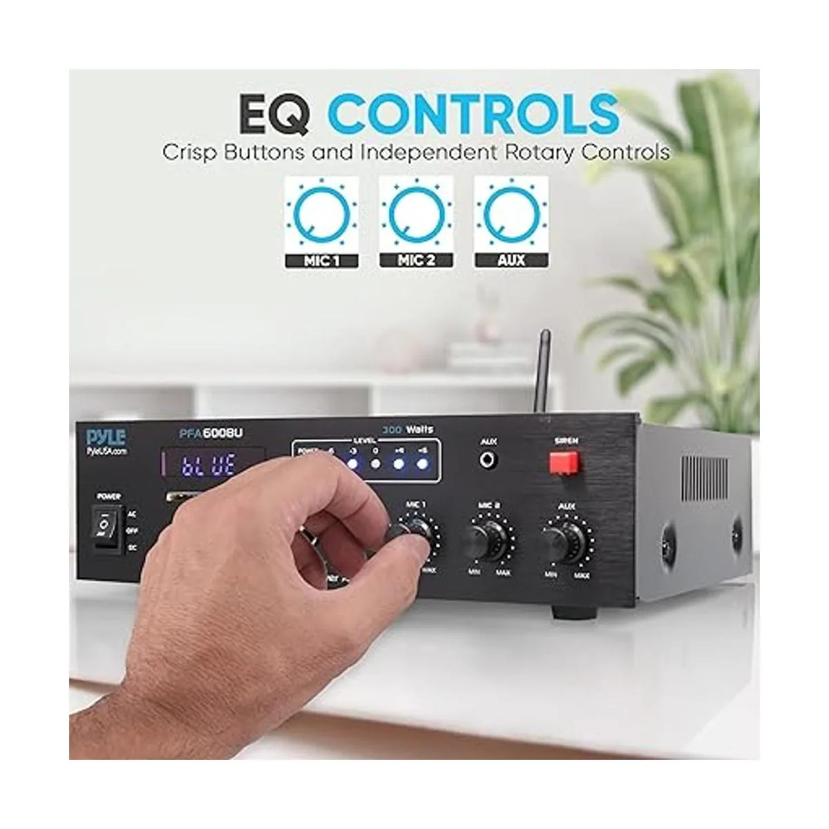 Amplificador inalámbrico Bluetooth de karaoke para el_6