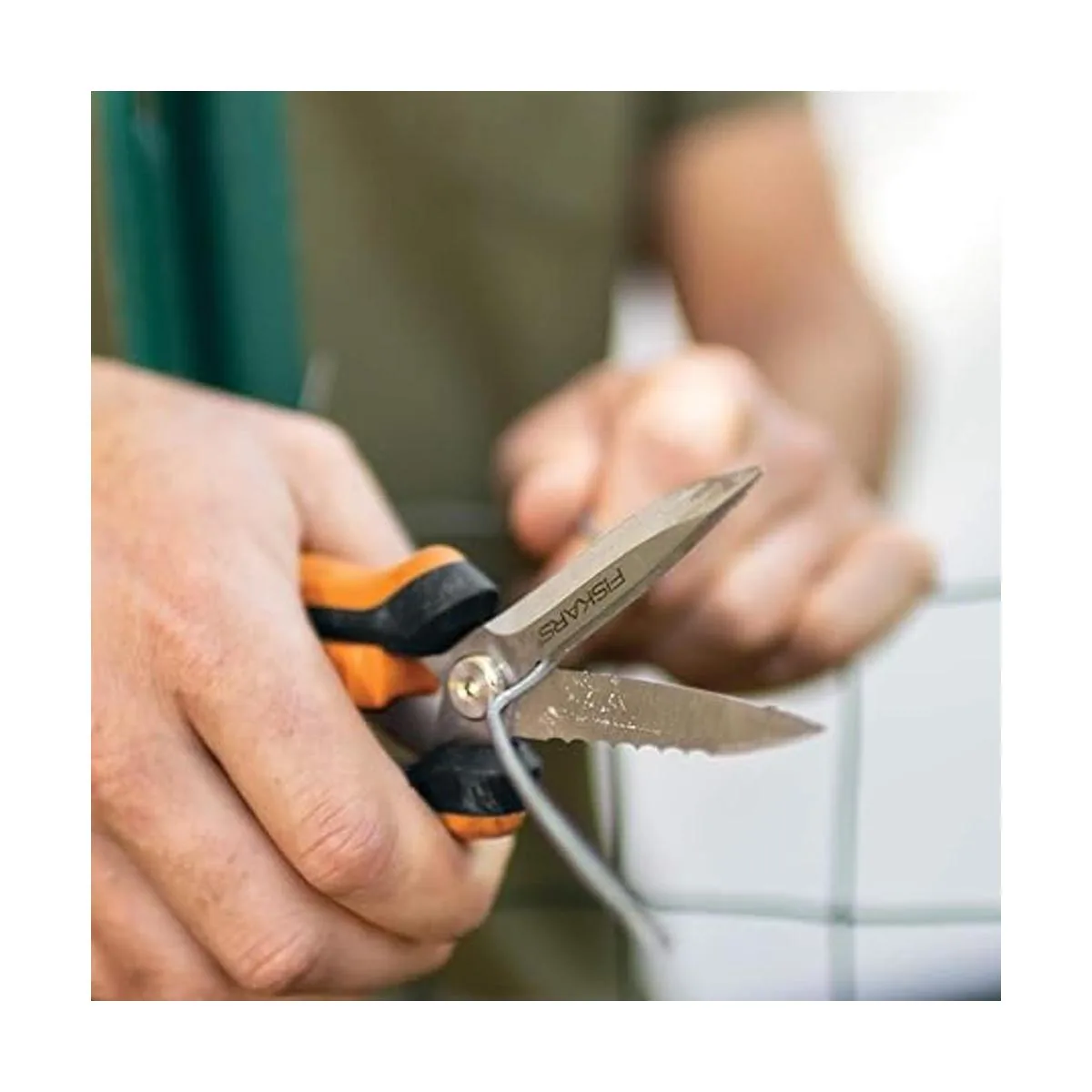 Fiskars Tijeras de jardín multiusos tijeras de podar