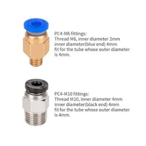 Aokin 2 tubos de PTFE Bowden 4.9 ft azul para filamento_3