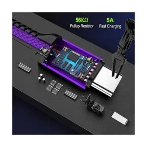 Basesailor Cable USB tipo C a C de 100 W de 10 pies2