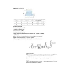 Hemobllo Medidor de agua medidor de flujo de agua fría_4