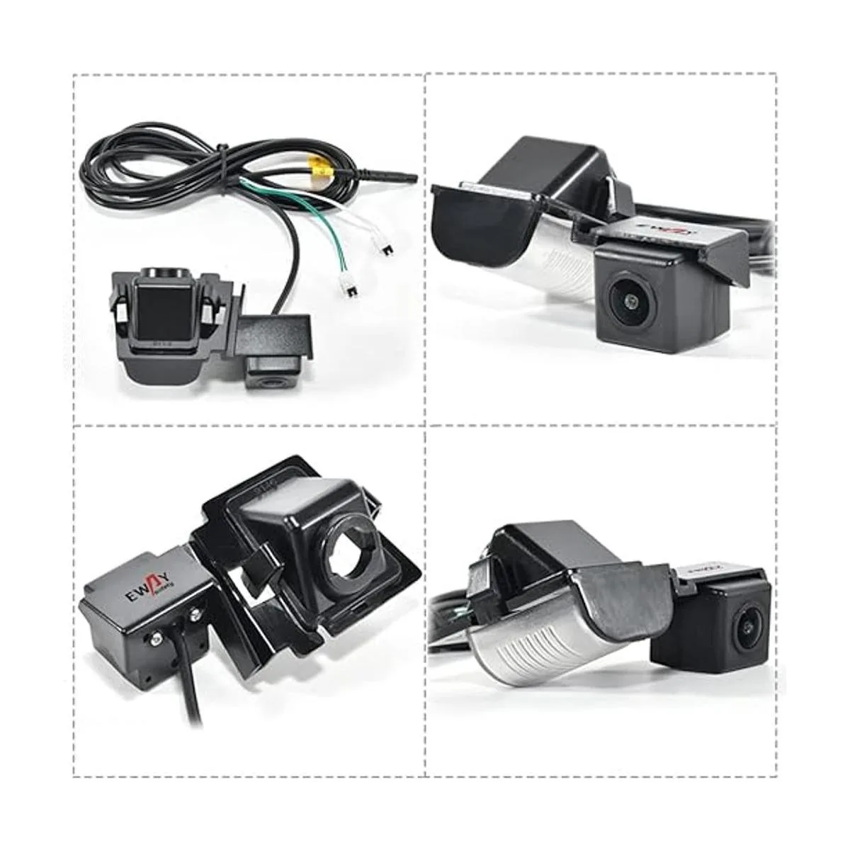 EWAY Cámara de seguridad para placa de matrícula trasera_2