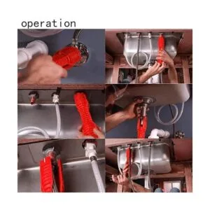 Instalador de grifo y fregadero 8 en 1 herramienta de