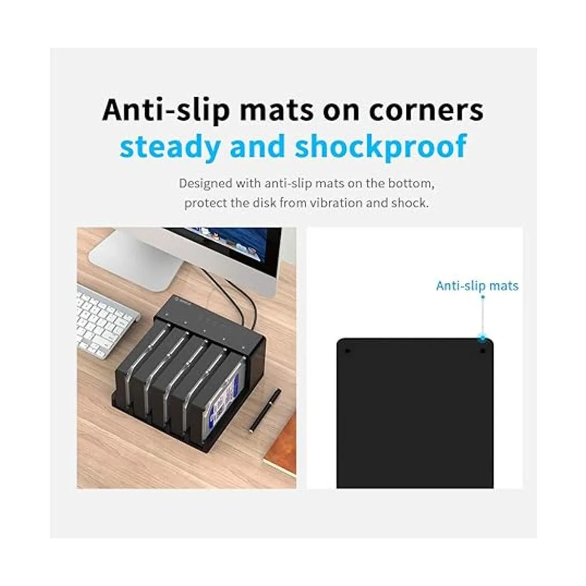 ORICO Estación de acoplamiento de disco duro USB 3.0 a_6