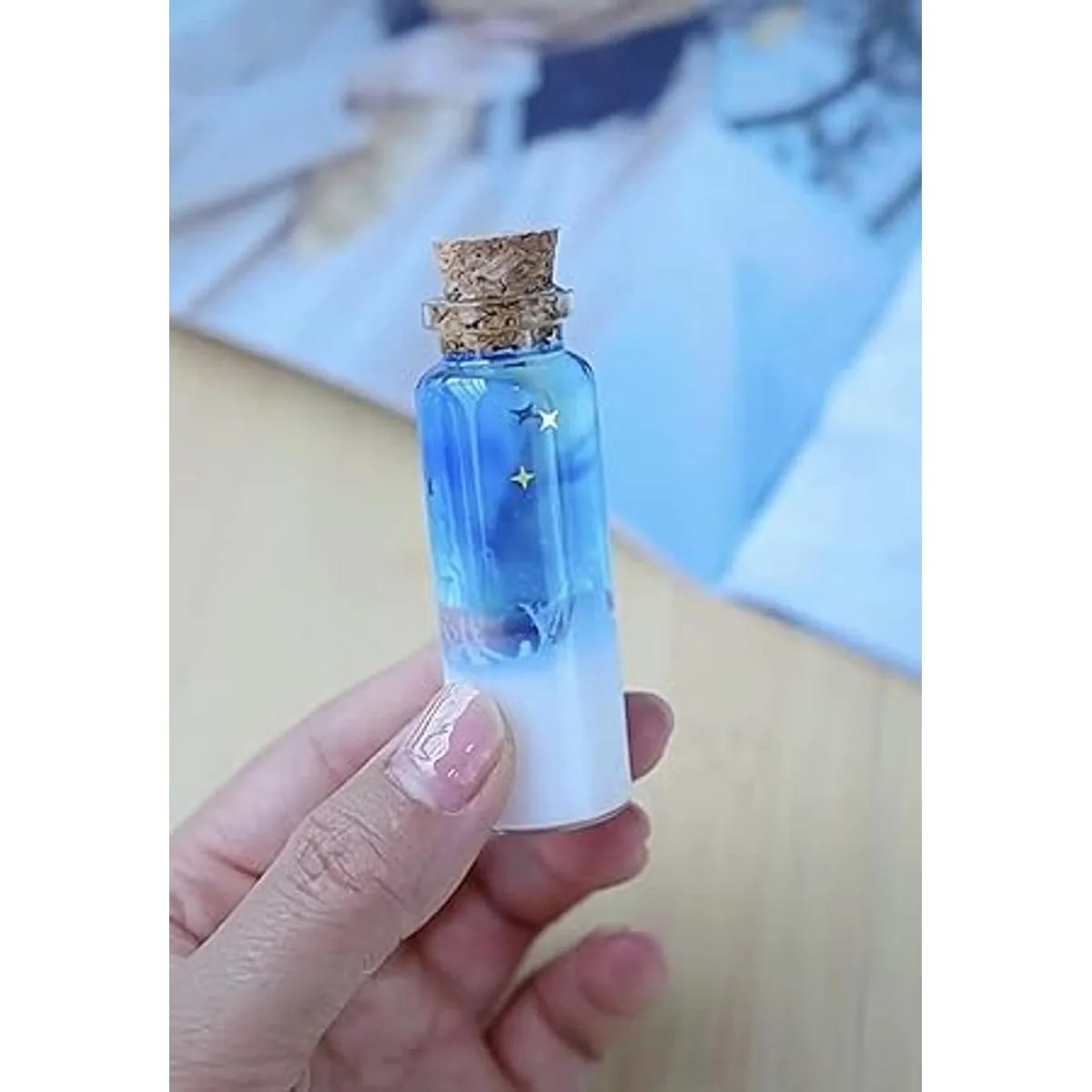 MAXMAU 24 juegos de mini botellas de vidrio pequeñas de_5