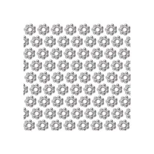 BronaGrand 500pcs Metal Daisy Spacer Beads 0.157 in para_6