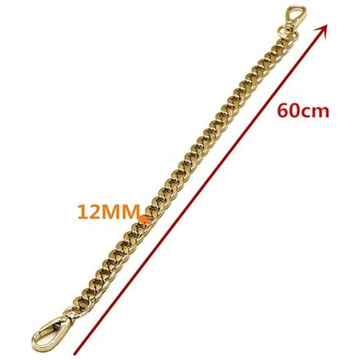 Model Worker Paquete de 2 correas de cadena plana de_4