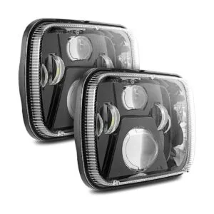 Auxbeam Faros delanteros LED de 5 x 7 7 x 6 pulgadas con_1